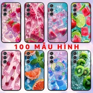 Samsung M55 - M55s 5G - F55 - C55 case - fresh summer strawberry watermelon cherry citrus kiwi