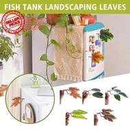 Fish Rest Leaves Aquarium Scenery Fighting Fish Egg Decoration Plastic Simulation Laying Leaves Y1p7
