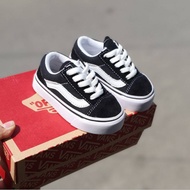 Vans Old Skool Black White Children's Shoes/Vans Boys Girls Shoes