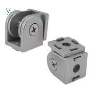 2 Pcs Aluminum Alloy Pivot Joint for Aluminum Extrusion Profile 2020 Series Flexible Pivot Joint 202