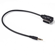 AUX Cable Music MDI MMI AMI to 3.5mm MP3 Audio Adapter For AUDI A3 A4 A5 A6 Q5 Q7 For VW Golf MK5 RC