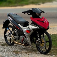 COVERSET Y15 MX KING MERAH
