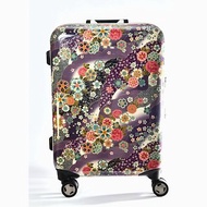和風日布-手工印紋時尚鋁框20吋行李箱/旅行箱