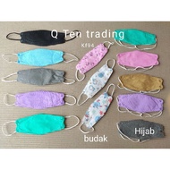 Kf94 ear@hijab mask dewase/ budak