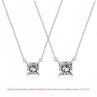 ((Comes with GRA Certificate) New Style s925 Silver with 1ct/6.5mm Moissanite High-End Feeling Fashi