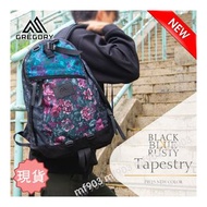 限量別注 香港行貨 (保養) Gregory Day Pack 26L Black x Blue x Rusty  Tapestry 黑花 x 藍花 x 紫花別注  Backpack 行山 FCRB 