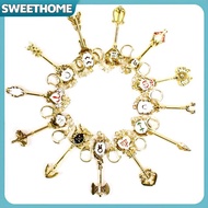 SWEETHOME Cartoon Anime Fairy Tail Zodiac Star Summons Key Twelve Constellation Keychain SWEETHOME