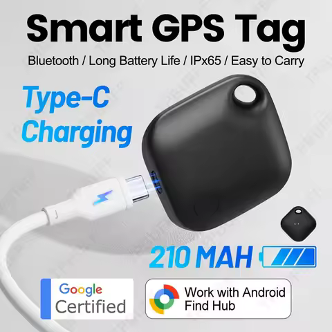 Tag Gps Tracker Android Antilost Google Find My Device Tracker Portable GPS Tracker Anti-Lost Alarm 