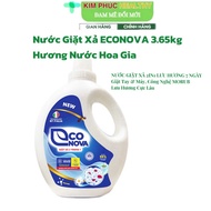ECONOVA Laundry Detergent 3.65kg – Royal Perfume, Hand Wash & Machine, MORUB Technology Extremely Lo