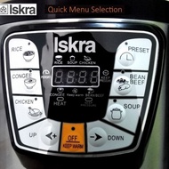 Iskra 6L Electric Pressure Cooker Timer Rice Cooker