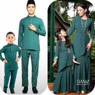 Kurung Daniz Kurung Modern EMERALD GREEN Sedondon Ibu Anak Raya 2025