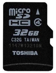 ＊鼎強數位館＊TOSHIBA 32G  MICROSD SDHC TF 記憶卡 Class4 C4 高速 原廠包裝 富基電通公司貨★限量特價★