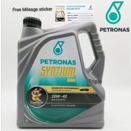 【MY seller】 Petronas Engine Oil Syntium 800  SN/CF 10w40 4Liters Semi Synthetic
