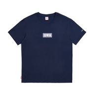 EDWIN 男裝 BOX LOGO短袖T恤 (丈青色) #上衣