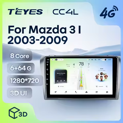 TEYES CC4L For Mazda 3 I For Mazda3 BK 2003 - 2009 Car Radio Multimedia Video Player Navigation ster