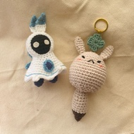 ♞,♘Genshin Impact Crochet Keychains  Dodoco  Venti Spirit Form