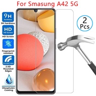 tempered glass case for samsung a42 5g cover on galaxy a 42 42a phone coque bag 360 samsun samsumg s