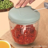 900 Large Manual Chopper Vegetable Chopper Garlic Chopper，Pull Rope Manual Processor with 5 Sharp Ch