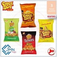 JM FG-0313 | 3 PCS | ChickBoy 100g | Cheese | Smoked BBQ | Sweet Corn | California Crunch [15]