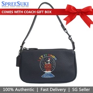 Coach Handbag In Gift Box Nolita 19 Midnight Navy Multi # CE859