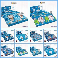 TOTO [Complete Set Including Duvet] Bed Sheet + Duvet 3.5/5/6 Feet Doraemon Pattern DM180 DM181 DM18
