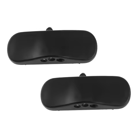 2Pcs Black Heated Front Washer Jet Nozzle Fit For Audi Q3 Q5 Q7 4L 4GD955987 4GD955988