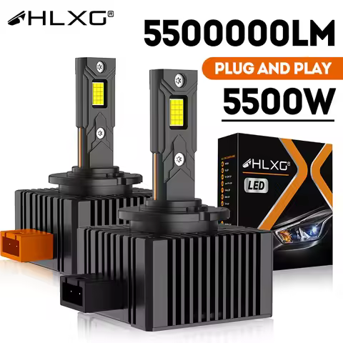 5500W D3S D1S LED Canbus Headlights HID Plug & Play D2S D4S D5S D8S Reflektory D1R Two-sided CSP Chi
