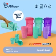 Mizo coolpot drinking water bottle set 6 2 liters