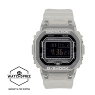 Casio G-Shock DWE-5600 Lineup Bluetooth® White Translucent Gradated Resin Band Watch DWB5600G-7D DW-B5600G-7D DW-B5600G-