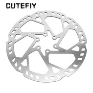 CUTEFIY Cycle Disc Brake, 2.3mm Thick Stainless Steel Disc Brake Rotor, Durable with 6 Screws 180mm 