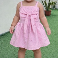 MHIKA | ONE LAYER DRESS EYELET DESIGN | 6mos-2yr old