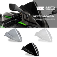 For Kawasaki Ninja  ZX-6R 2024 2025 ZX6R ZX 6R Motorcycle Windscreen Screen Wind Deflectors Double B