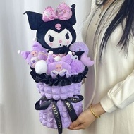 現貨 ‼️‼️ Kuromi +袋 +LED燈 情人節禮物 告白 花束 番梘花 520花束 滿天星 勿忘我 母親節花束 母親節禮物 情人節禮物 520花束 告白 賞月 聖誕節 聖誕花束 庫洛米  可羅