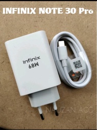 Charger INFINIX NOTE 30 PRO Fastcharging 68W. Di Jamin Asli Original