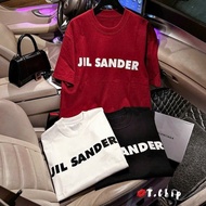 [Beautiful Fabric] JIL SANDER T-shirt with basic embossed rubber print - KATINO OFFICIAL high qualit
