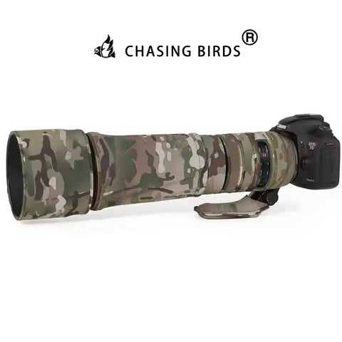 CHASING BIRDS Lens Camouflage Waterproof Coat for TAMRON SP 150-600 mm F5-6.3 Di VC USD A011 Rainpro