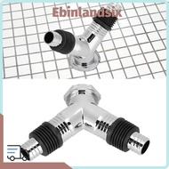 EBINLMY Drain Tee Joint, Waste Outlet Cover with Trap Seal Y Pipe Connector, Backflow Preventer ABS 