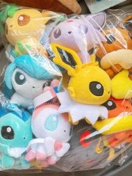 Pokemon 公仔 PC伊貝家族dolls掛件一套 伊布家族 伊貝