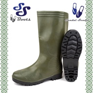 HIJAU Charlie SS High Boots Green Boots Farmer High Boots Anti Slip PVC Construction Projects