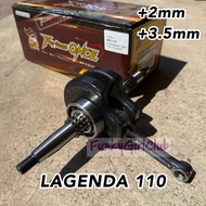 SRL110 CRANKSHAFT RACING JET 2mm 3.5mm FURIOUS ONCE SRL 110 LAGENDA Z
