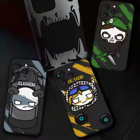 R-R6 Rainbow Six Siege Phone Case For IPhone 17,16,15,14,13,12,11 Plus,Pro Max, Soft Silicone Black 