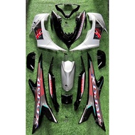 COVER SET NVX V2 AEROX SILVER BLACK