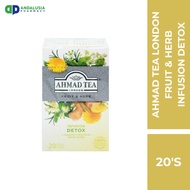 AHMAD TEA LONDON FRUIT & HERB INFUSION DETOX 20'S