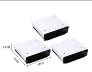 辨公室桌面下抽屜式收納盒 三件裝 黑色 大號