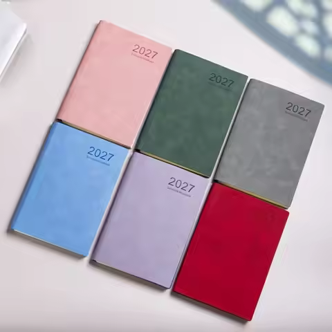 Portable A5 2027 Planner 365 Days Agenda Book With Monthly Weekly Plan Pages Efficiency Schedule Not