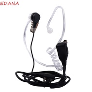EDANA PTT MIC Headset Radio Accessories UV-5R BF-888S CB Universal Two Way Microphone 2 Pin Air Duct