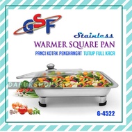 WARMER GSF G-4522 BUFFET WARMER POT/ GSF 4522 WARMER SQUARE PAN GSF WARMER POT BUFFET SERVING CONTAI