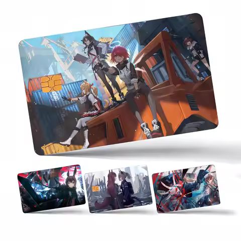 Arknights Poker Sticker Film Tape Skin For Credit Card Debit Card Cartoon Waterproof Stickers Small 