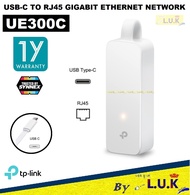 ADAPTER (อุปกรณ์แปลงสัญญาณ) TP-LINK UE300C USB-C TO RJ45 GIGABIT ETHERNET NETWORK - รับประกัน 1 ปี