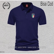 Fc ITALI Printed Polo Shirt Pdf Edesi World Cup Qatar Park Text Silver Short Polo Shirt / Cool Polo 